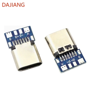 DAJIANGOEMカスタマイズUSBタイプポートDC電源ジャックメス2.03.0 3.1 A BCメタルミニソケットPDオスプラグ充電アダプター - Product Image 6
