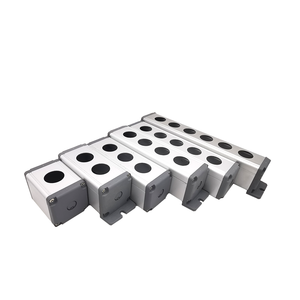 Tre Fori In Metallo pulsante interruttore stazione di controllo box box per 22 millimetri di Metallo Pulsante - Product Image 2