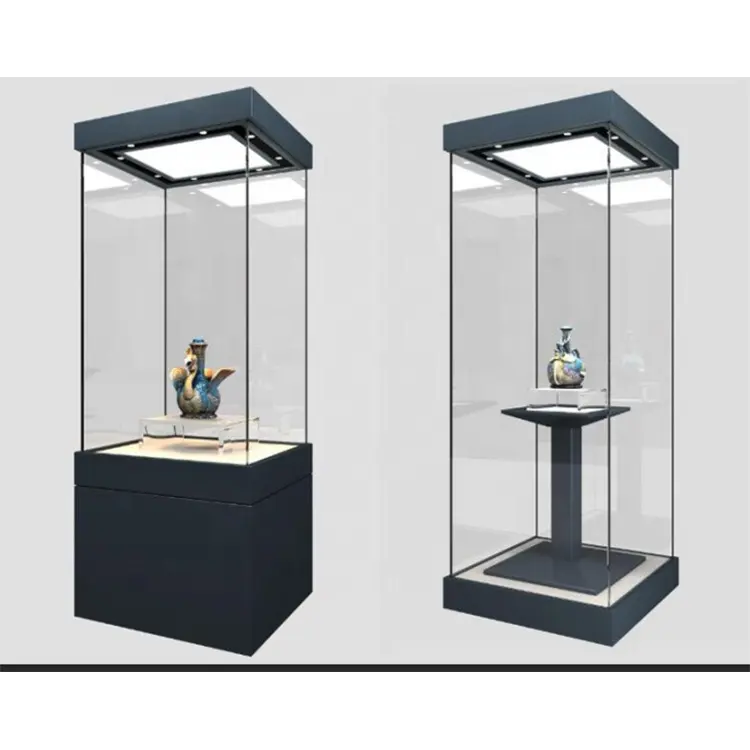 Kunden spezifische Vitrine für Museums ausstellung, Holz-und Metall museum Vitrine Modell zum Verkauf