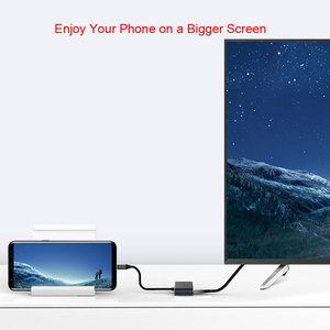 CHV2 USB C到HDMI VGA适配器4K 30HZ视频输出用于苹果M1为i Mac Type C到HDMI适配器 - Product Image 5