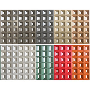 Outdoor ABS Hohl dekorative Wand Backstein dick doppelseitig für Hotel trennwand Moderne Steinblock Schaufenster dekoration - Product Image 6