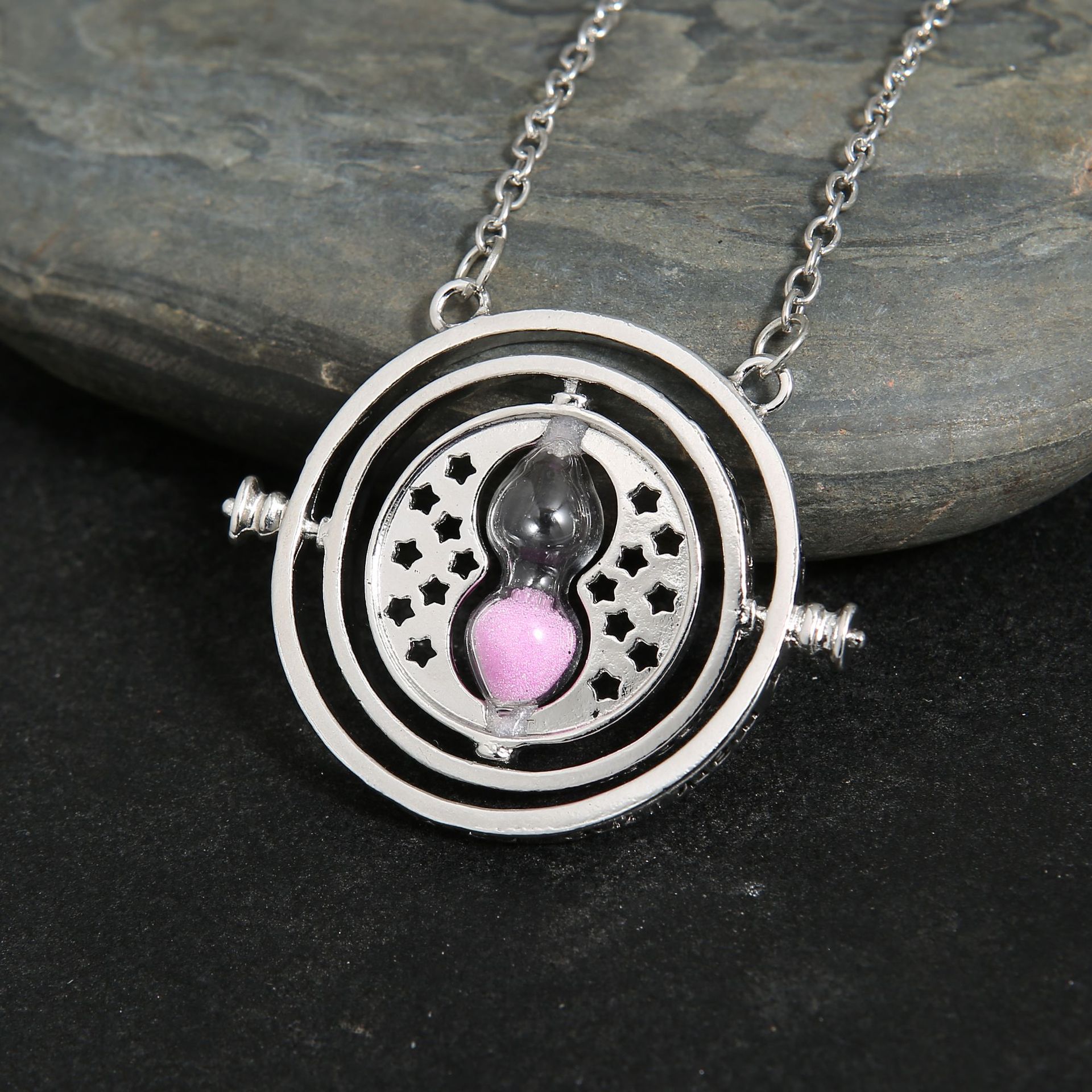 Métal Argent Sable Rose