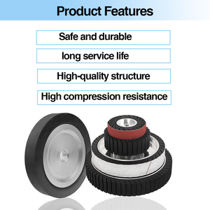 100 150 200 mm Toothed Flat Centrifugal <strong>Rubber</strong> Wheel Abrasive Belt Polishing Wheel