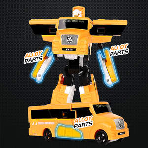 Erkek oyuncak deformasyon savaş deformasyon alaşımlı otobüs 3 in 1 dönüşüm robot - Product Image 5