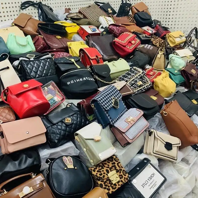 Neue Best Sale in Afrika günstigen Preis Lager Damen Taschen Handtasche Liquidation Überschuss storniert Lager Lose
