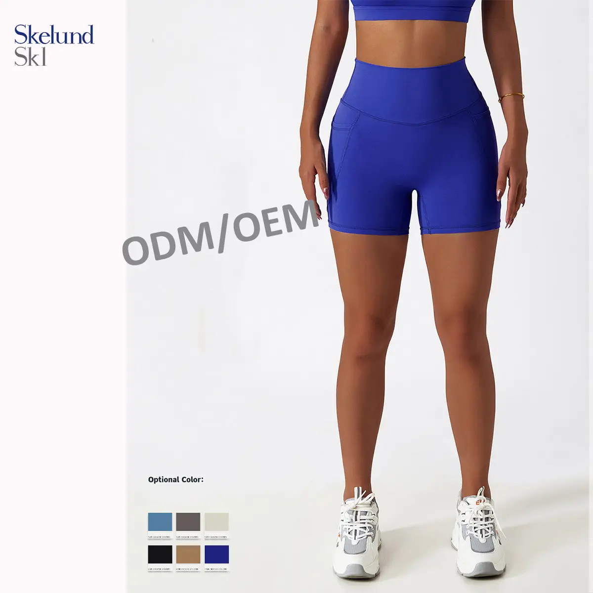 High Quality Customized Logo Sports Breathable Biker Yoga Shorts High Waist Fitness Women's Yoga Shorts With Pockets Bike Shorts