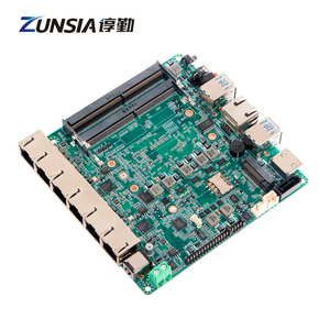 Zunsia OEM 11th Nuc Mini ITX scheda madre Core i3 i5 i7 2 * DDR4 scheda madre Router industriale Nano Server con 6 porte sata - Product Image 1