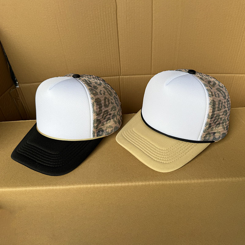 gorra de camionero de leopardo