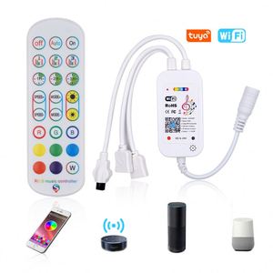 Musica ritmica sincronizzazione WiFi RGB Tuya IoT Smart Life Phone Control Android IOS APP Wireless LED striscia di luce telecomando Dimmer - Product Image 1