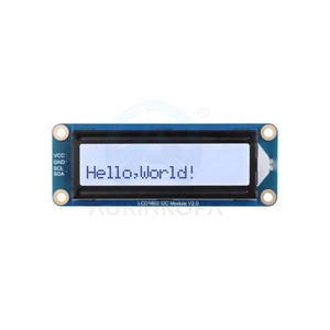 <strong>LCD1602</strong> I2C <strong>Module</strong> Gray Color 32 Characters <strong>LCD</strong> 3.3V/5V Onboard AiP31068 <strong>LCD</strong> Driver Chip Backlight Adjustable - Product Image 1