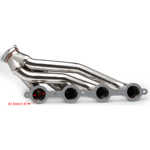 97-14 Chevy Camaro için paslanmaz çelik egzoz manifoldu başlığı küçük blok V8 LS1/LS2/LS3/LS6 LSX Turbo manifoldu - Product Image 4