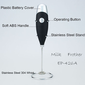 Điện bọt cà phê Maker Mixer Whisk tay cầm tay pin Powered Mini Máy xay sinh tố Cappuccino tự động xách tay sữa Frother - Product Image 4