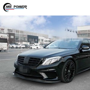 Yüksek kaliteli K tarzı S CLASS W222 Front S65 vücut kiti ön dudak arka difüzör ile yeni durum araba kitleri - Product Image 6