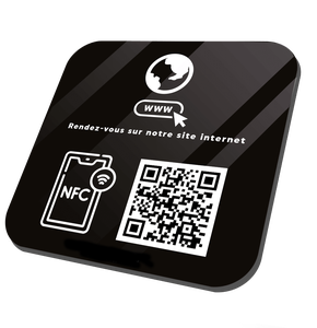 Custom Waterproof <strong>QR</strong> <strong>Code</strong> NFC Menu Food Ordering Tag for Restaurants - Product Image 1