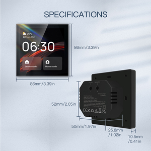 Sistema de gestión de automatización Zigbee & Hotel, panel de control de pantalla táctil de 4 ", panel de control de hogar inteligente de 4 pulgadas - Product Image 6