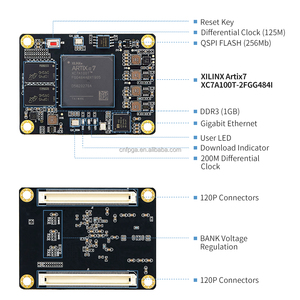 fpga Entwicklungsbrett xilinx Puzhi PZ-A7100T-SOM Xilinx SoC Artix-7 fpga Core Board Basys 3 artix-7 fpga Trainingsbrett - Product Image 2