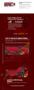 ROG <strong>Keyboard</strong> ROG Strix Scope RX EVA-02 Edition <strong>Keyboard</strong> Gaming Office Wired Laptop Ergonomic <strong>Keyboard</strong> - Product Image 5