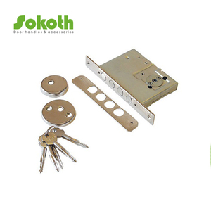 Güvenlik gömme anahtarlı kilit kapı kilidi gövdesi büyük kilit seti - Product Image 2