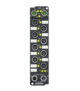 BECKHOFF Caja EtherCAT con entrada digital de 8 canales 24 V DC 3 Ms M8 Interfaz analógica - Product Image 1