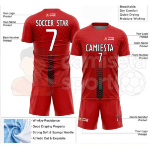 Özel tasarımlar ile kişiselleştirilmiş futbol formaları oyuncu isimleri logolar ve spor takımlarına anında sevk için kullanılabilir - Product Image 6