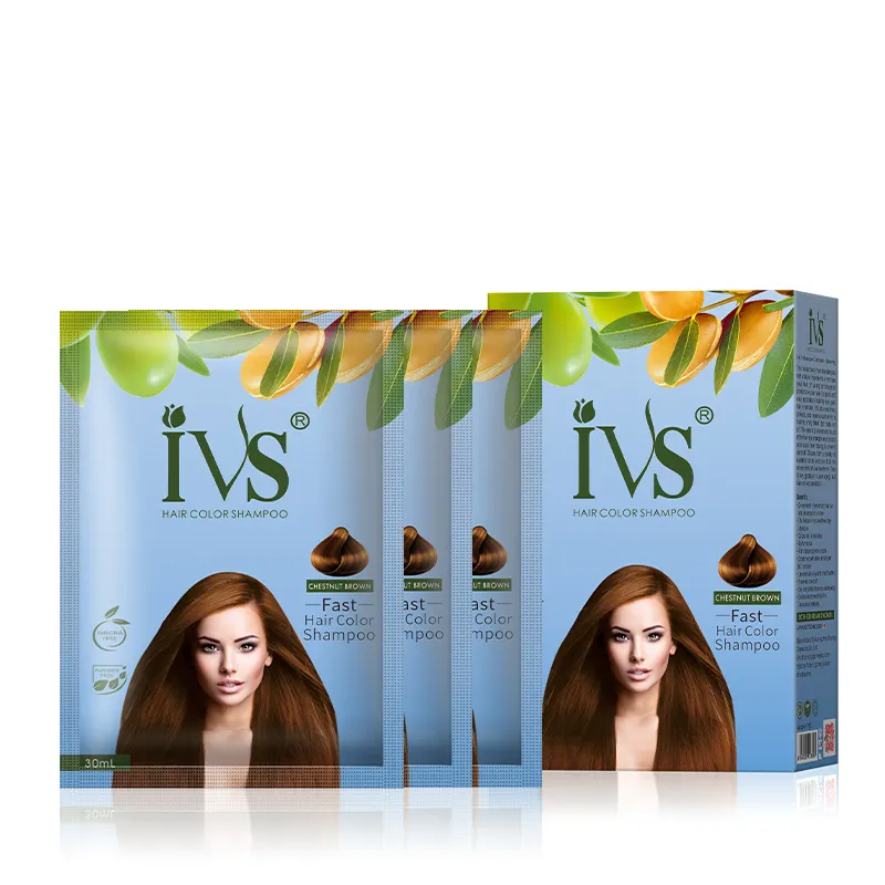 Ivs trong kho nhanh chóng vận chuyển bán buôn Keratin chuyên nghiệp ngay lập tức Thuốc nhuộm tóc vĩnh viễn màu tóc dầu gội đầu