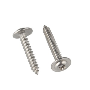 M1.7 M2 M3 M4 paslanmaz çelik 304 Phillips Pan yıkayıcı kafa çapraz gömme kendinden dokunarak vidalar düz yüzey kaba konu metrik - Product Image 3
