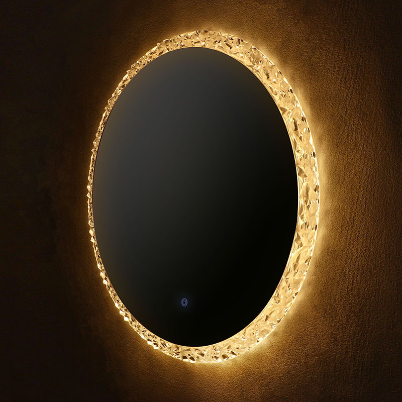 Le cristal a mené le miroir de mur