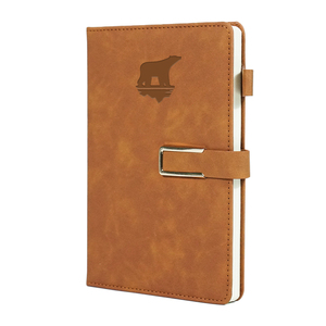 Wholesale Custom Logo A5 <strong>Notebook</strong> <strong>Elastic</strong> Strap Pen Holder PU <strong>Notebook</strong> <strong>Printed</strong> Logo Diary Note Book PU Leather <strong>Notebook</strong> - Product Image 2