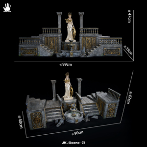 JacksDo Athena heykeli platformu reçine aksesuar modeli oyuncak aziz aksiyon figürleri ile dondurulmuş karakterler Sacrament sahne esinlenerek - Product Image 4