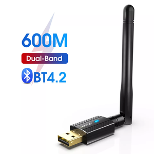EDUP 2 in 1 AC600 ağ kartı çift bant WiFi kart BT V4.2 kablosuz USB adaptörü Dongle WiFi Bluetooth adaptörü - Product Image 4