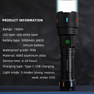 Leistungsstarke wiederaufladbare Mini-Torchlampe Edc wasserdichte Aluminiumlegierung Led-Torchlampe für die Jagd