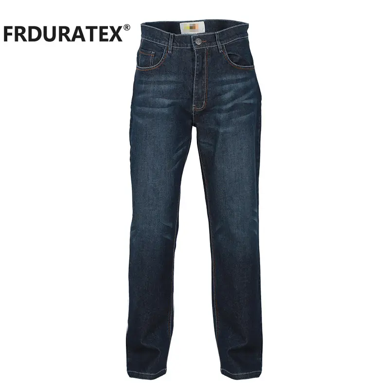 FRDURATEX-pantalones de mezclilla para construcción, pantalones de trabajo ignífugos FR