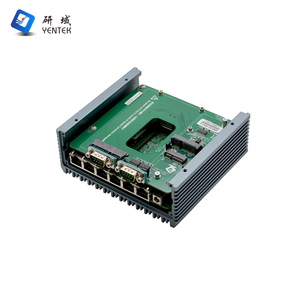Eingebetteter Industrie computer Intel Celeron 5205U Windows 10 Linux Ubuntu 6 * I225V LAN 2 * RS232 COM lüfter loser industrieller Mini-PC - Product Image 5
