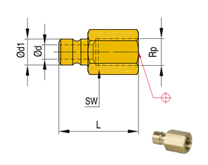 Water Oil Gas Brass <strong>Pipe</strong> Hex Nipple Fitting 1/8&quot; 1/4&quot; 3/8&quot; 1/2&quot; 3/4&quot; NPT Female Thread Quick Adapter Coupler Connectors - Product Image 5