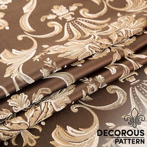 Finestra corta con anello Jacquard completamente foderato Premium Look, tessuto con motivo damascato e senza rughe rende la tua stanza migliore