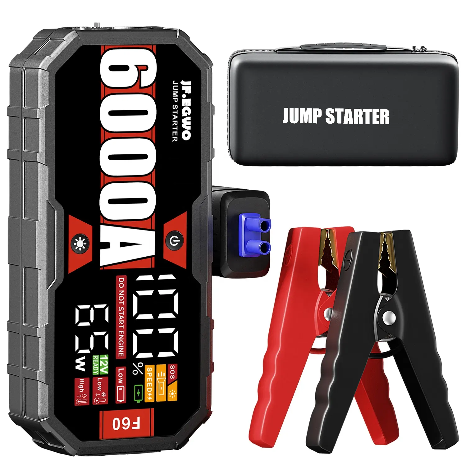 Alimentatore di emergenza Booster batteria Power Bank portatile 65W caricabatterie rapido 230W outport 12V batteria Jump Starter