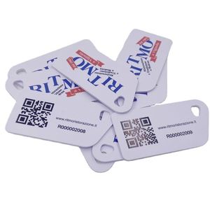 Custom <strong>QR</strong> <strong>Code</strong> Smart Card Nfc Key Fob Nfc Key Mini Card Nfc Key Tag for Loyalty - Product Image 1