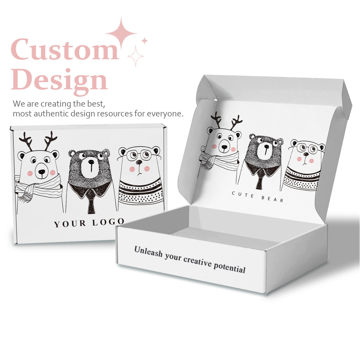 White+black