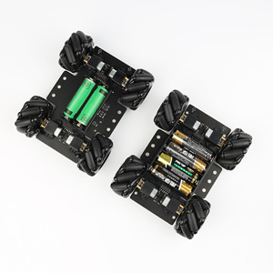 4WD Mecanum Wheel Trolley <strong>Python</strong> Programming Smart Car <strong>Robot</strong> Kits for Micro:bit - Product Image 2