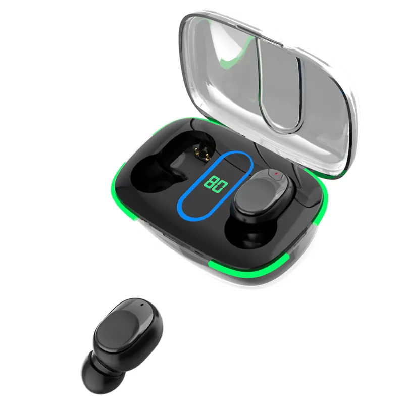TWS intelligente Ohrstöpsel mit cooler und atemberaubender Beleuchtung für wirklich kabelloses Spielen, niedrige Latenzzeit Gaming-Kopfhörer, Mini-In-Ear-Stil