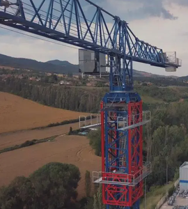 18 tấn luffing cẩu tháp giá comansa 21cm550 sử dụng Flat Top với động cơ & động cơ tải cao thời điểm cho xây dựng - Product Image 2