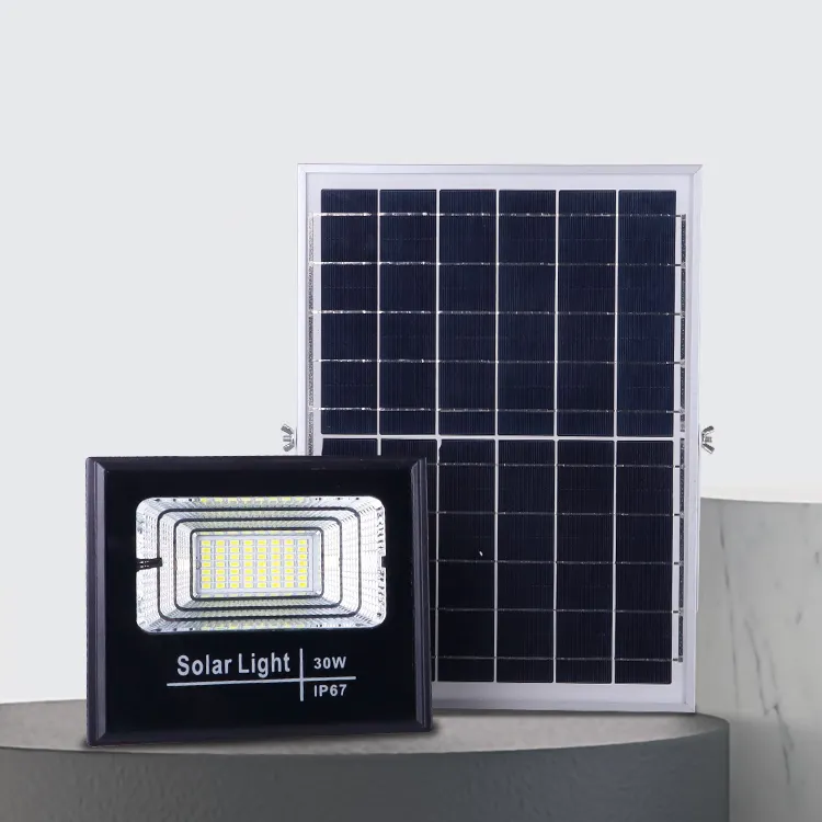 100W 200W 300W projecteur extérieur Ip67 sécurité solaire Portable intelligent Led projecteur