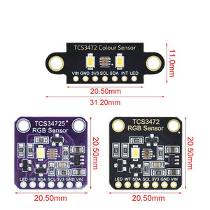 1PCS TCS34725 <strong>Color</strong> <strong>Sensor</strong> 34725 RGB <strong>Color</strong> <strong>Sensor</strong> Development Board Module
