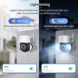 LEDEAST 3MP HD Image Quality Smart Security Floodlight Camera IP66 Waterproof Wifi Camera With Mobile Tracking - Product Image 5