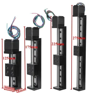 Carril de mesa deslizante CNC tipo T, plataforma de guía de transporte de escenario lineal, Kit de accionamiento de Motor paso a paso, Mini Mesa deslizante, mesa de eje XYZ - Product Image 2