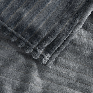 Bán Buôn Ném Chăn Mùa Đông Flannel Lông Cừu Chăn Rắn Mềm Ấm Cúng Chăn Cho Giường - Product Image 6