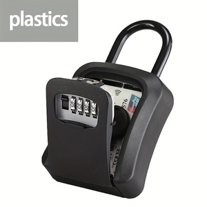 Grey bãi biển Keyless lưu trữ mật khẩu ngoài trời an toàn an ninh realtor treo kim loại cầm tay an toàn chìa khóa xe Locker khóa hộp cho các phím - Product Image 3