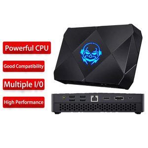 Yüksek kaliteli çekirdek i7 9850H mini pc 2 * NVME DP HD-MI tip-c thres ekran masaüstü bilgisayar çift ram yuvaları Mini adet - Product Image 1
