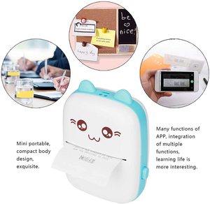 Multifunction Handheld Smart Bt Inkless Printing 58mm <strong>Memo</strong> Label Stickers Qr <strong>Code</strong> Photo Records Print Paper Thermal Printer - Product Image 3