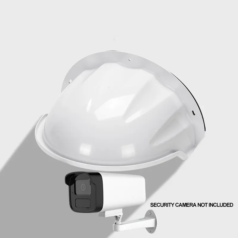 유럽 핫 세일 CCTV 보안 카메라 커버 화이트 ABS 야외 스마트 카메라 상단 인클로저 감시 카메라 보호 하우징